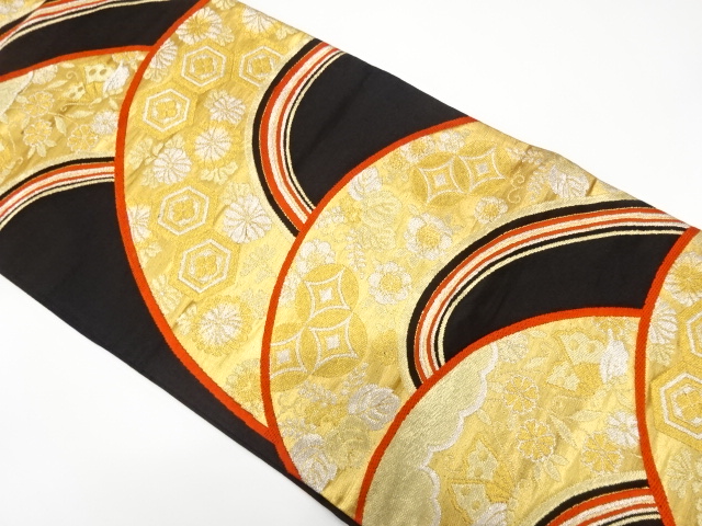 Japanese Kimono / Antique / Fukuro Obi Silk